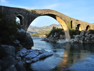 Ottoman Bridge next to Shkodra - Albania