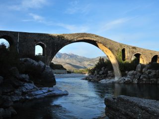 Ottoman Bridge next to Shkodra - Albania