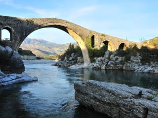 Ottoman Bridge next to Shkodra - Albania