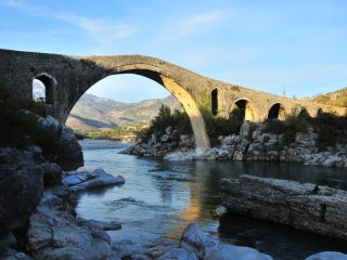 Ottoman Bridge next to Shkodra - Albania