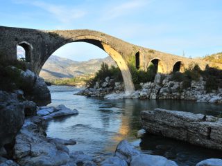 Ottoman Bridge next to Shkodra - Albania