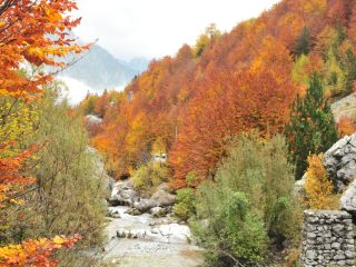 Valbona Valley in its autumn colours