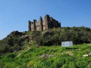 Aspendos - ancient city above theatre