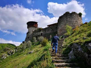 Castle of Petrela next to Tirana