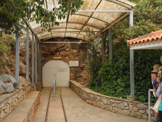 Cave of Petralona on bike