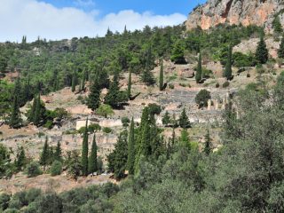 Delphi - die Terassenanlage des Orakels