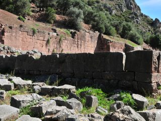 Delphi - die Terassenanlage des Orakels