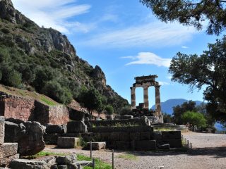 Delphi - die Terassenanlage des Orakels
