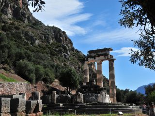 Delphi - die Terassenanlage des Orakels