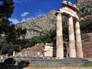 Delphi - die Terassenanlage des Orakels