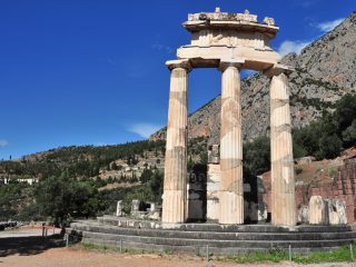 Delphi - die Terassenanlage des Orakels