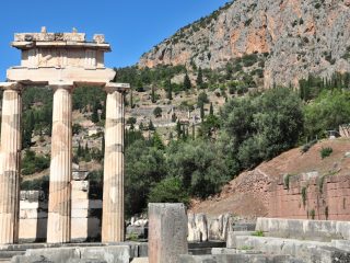 Delphi - die Terassenanlage des Orakels