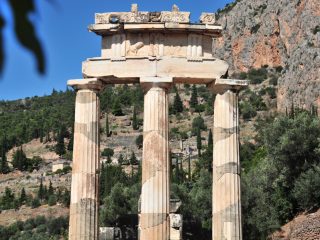 Delphi - die Terassenanlage des Orakels