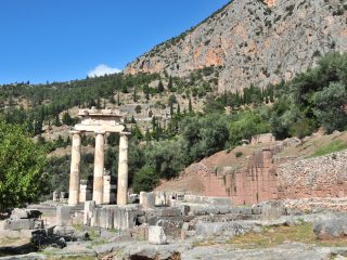 Delphi - die Terassenanlage des Orakels