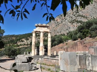 Delphi - die Terassenanlage des Orakels