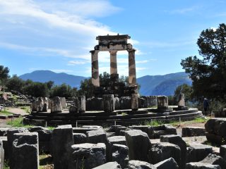 Delphi - die Terassenanlage des Orakels