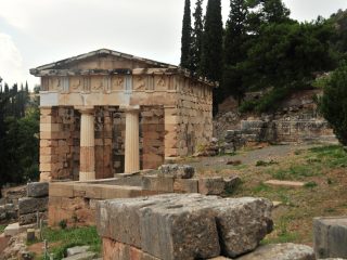 Delphi - Stadtplan und Schatzhäuser