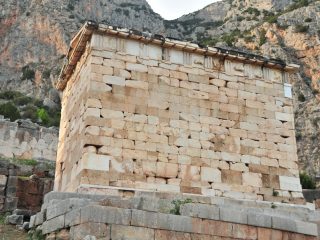Delphi - Stadtplan und Schatzhäuser