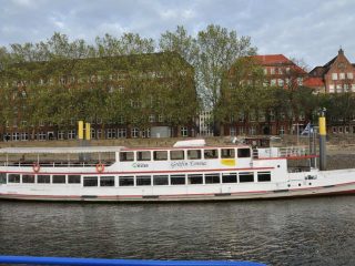 Bremen - tour along shipsin the harbour