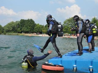 Tauchen Friedberger Baggersee