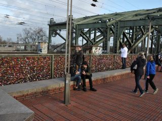 Cologne Love Locks at Hohenzollern Bridge