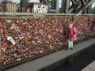 Cologne Love Locks at Hohenzollern Bridge