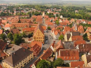 Nördlingen in Ries Basin Bavaria