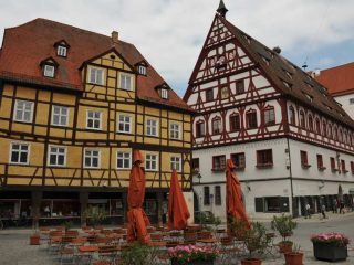 Nördlingen in Ries Basin Bavaria