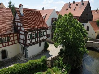 Nördlingen in Ries Basin Bavaria