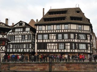 Straßburg Fachwerkgebäude