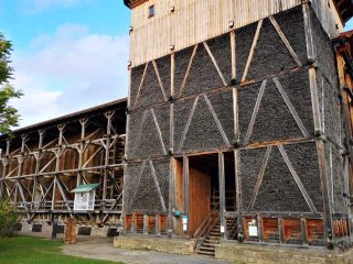 Bad Kissingen - Das Gradierwerk im Park
