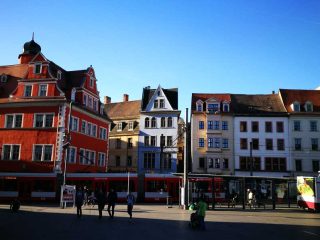 Halle - Old Market and Beatles Museum