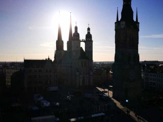 Halle - Old Market and Beatles Museum
