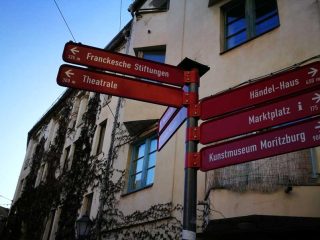 Halle - Old Market and Beatles Museum