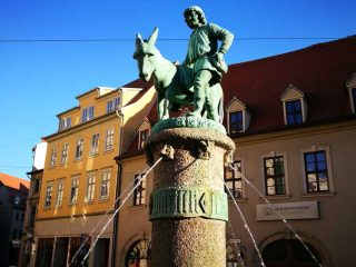 Halle - Old Market and Beatles Museum