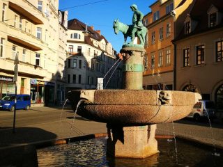 Halle - Old Market and Beatles Museum