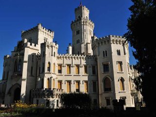 Hluboká nad Vltavou - Castle in Tudor style
