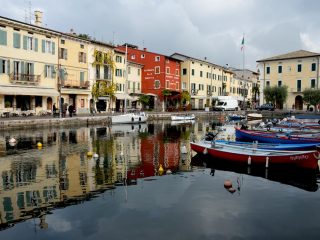Lazise - Castle and historical Center at Garda Lake