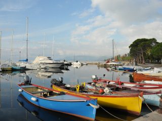 Lazise - Castle and historical Center at Garda Lake