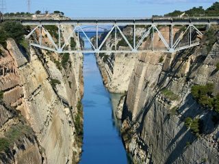 Viewpoints at the Canal of Corinth