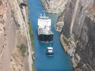 Viewpoints at the Canal of Corinth