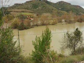 High Tide at Manavgat River due to heavy rain