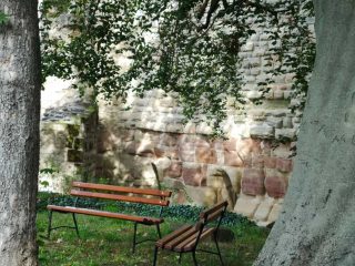 The Monastery at Memleben at Unstrut River
