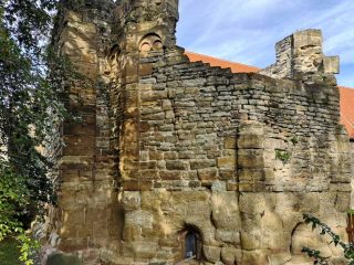 The Monastery at Memleben at Unstrut River