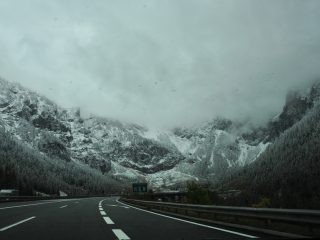 Reise durch den Karawankentunnel