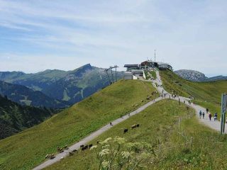 Hiking Kanzelwand at Riezlern