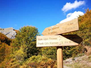 Herbstliche Wanderung am Jablanica Gebirge