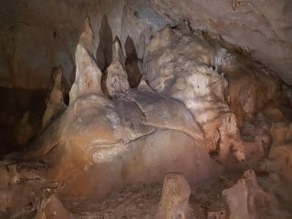 Pellumbas Höhle bei Tirana
