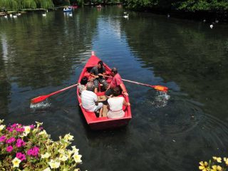 The idyllic Drilon Park next to Pogradec
