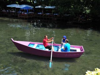 The idyllic Drilon Park next to Pogradec